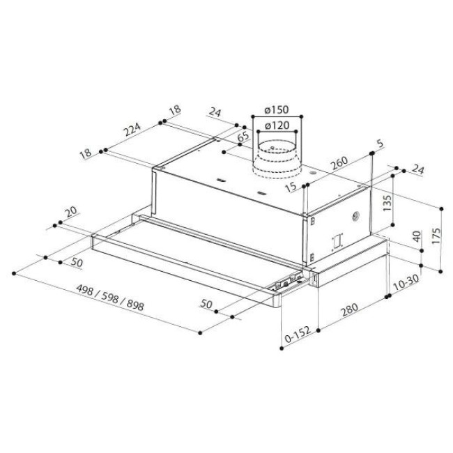 Faber Flexa NG Glass BK A60 (315.0635.106)