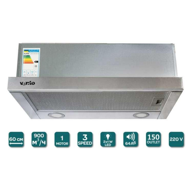 Ventolux GARDA 60 INOX (900) LED