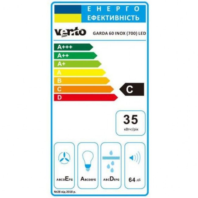 Ventolux GARDA 60 INOX (700) LED