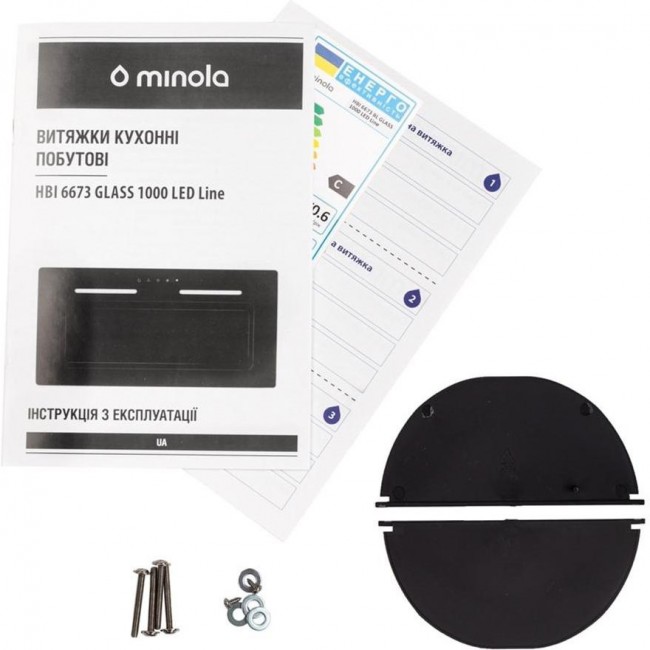 Minola HBI 6873 BL GLASS 1200 LED LINE