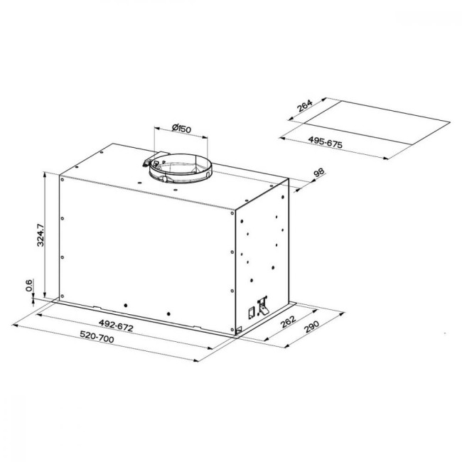 Вытяжка Faber INKA LUX PREMIUM BK MATT A52 KL (305.0658.608)