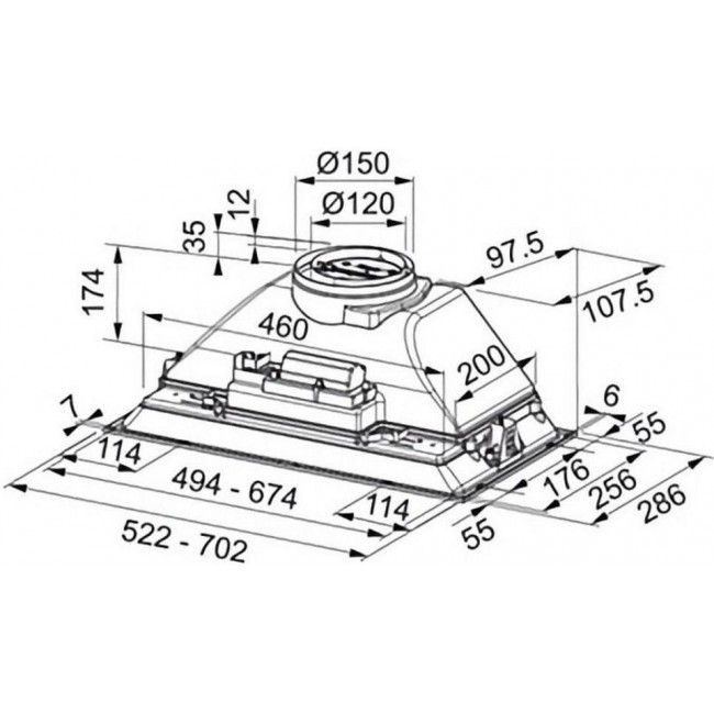 Franke Inca Smart FBI 525 BK (305.0680.919)
