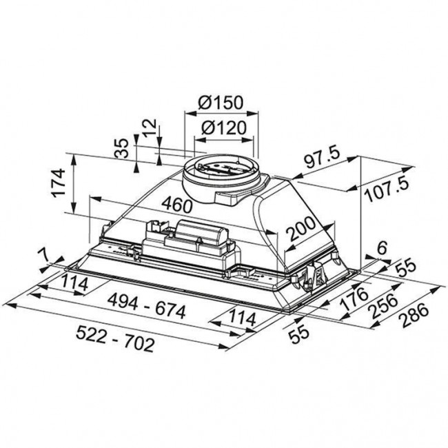 Franke Inca Smart FBI 525 XS (305.0599.507)