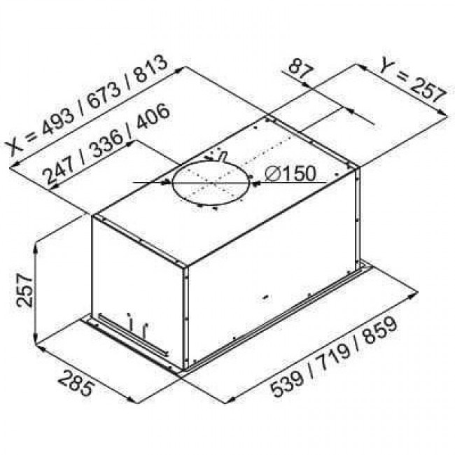 Best Chef Loft box 1100 black 72 (4F493D2L7B)