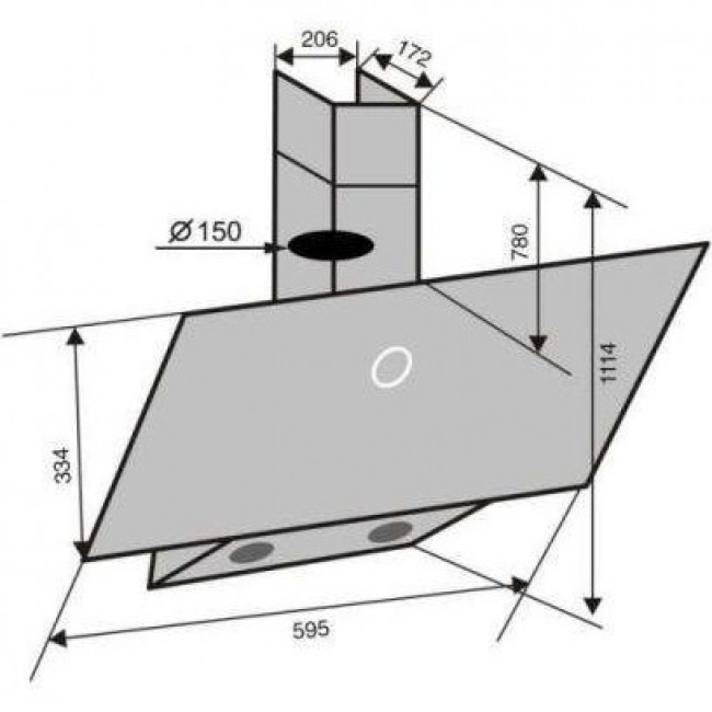 Ventolux MIRROR 60 WG (700) PB