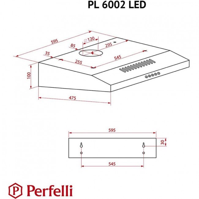 Perfelli PL 6002 BL LED