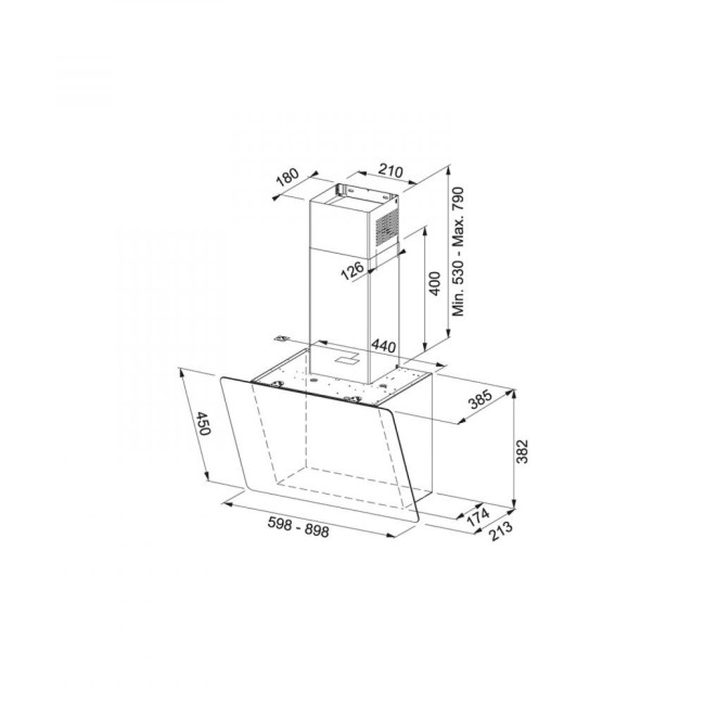 Вытяжка Franke Smart Vertical 2.0 FPJ 915 V BK/DG (330.0573.295)