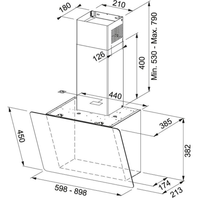 Вытяжка Franke Smart Vertical 2.0 FPJ 915 V BK/DG (330.0573.295)