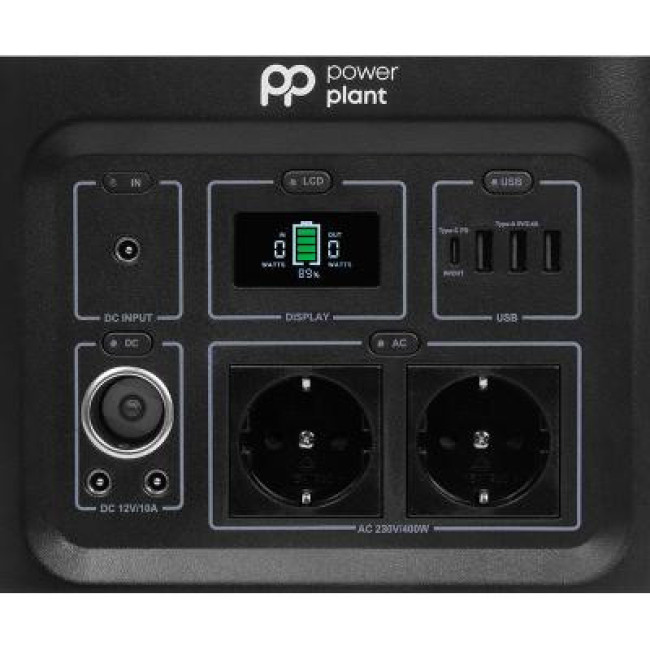 Зарядная станция PowerPlant 403.2Wh, 112000mAh, 400W (PB930777)