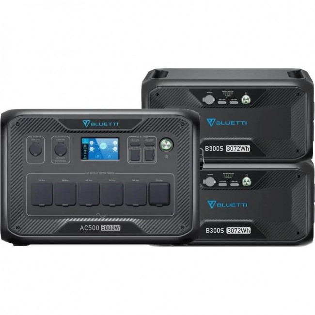 Зарядна станція BLUETTI AC500 + 2x B300S Home Battery Backup