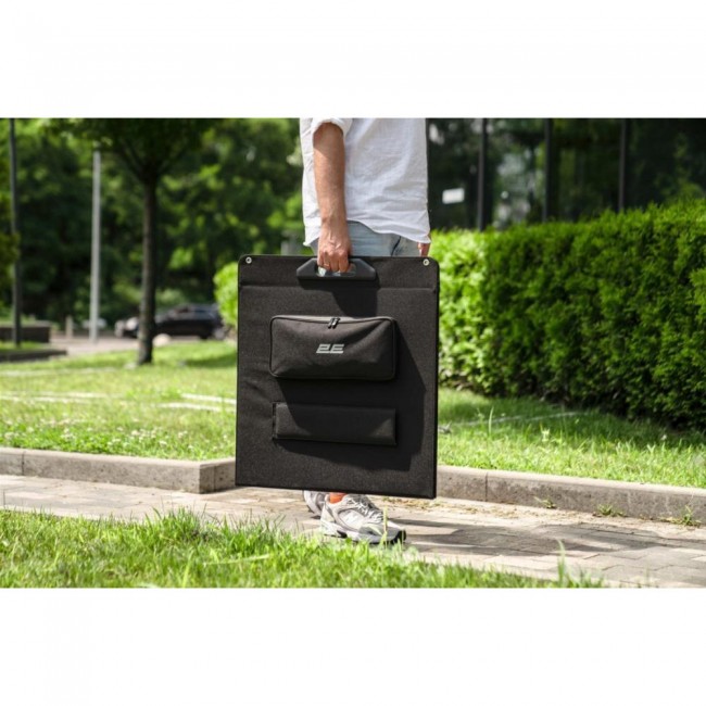 Переносная зарядная станция Segway CUBE 1000 + Сонячна панель 2E 250W