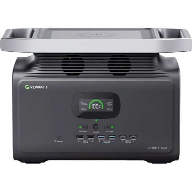 Переносна зарядна станція Growatt Infinity 1300 1382Wh 1800W (PPSL00.0000500LS0)