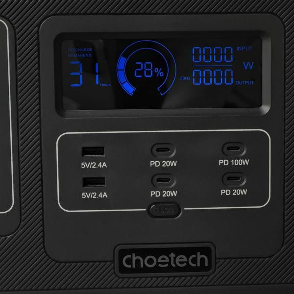 Зарядная станция Choetech Portable Power Station 1200W (BS005)