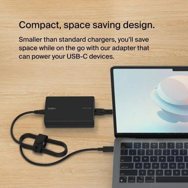 Belkin 100W GAN Type-C Cable Black (INC016VFBK)