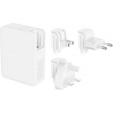 Belkin 140W 3хUSB-С GAN PD PPS, USB-A, White (WCH014BTWH)