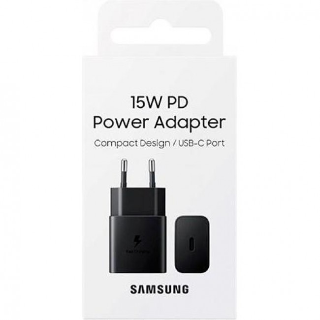 Samsung 15W PD Power Adapter (w/o cable) Black (EP-T1510NBE)