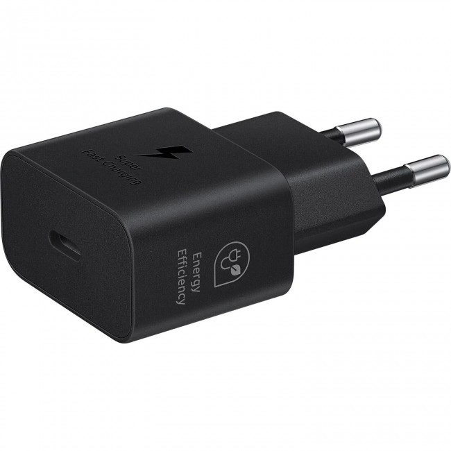 Samsung 25W PD Power Adapter (with Type-C cable) Black (EP-T2510XBE)