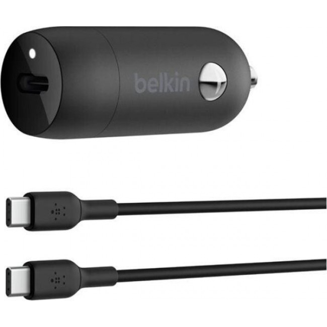 Belkin 30W PD USB-C – USB-C cable Black