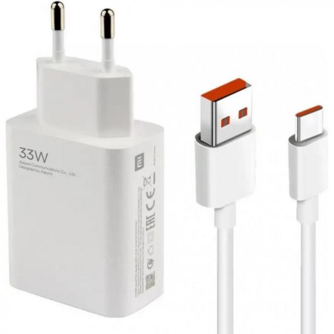 Xiaomi 33W Charging Combo Type-A White + USB-C (BHR6039EU)