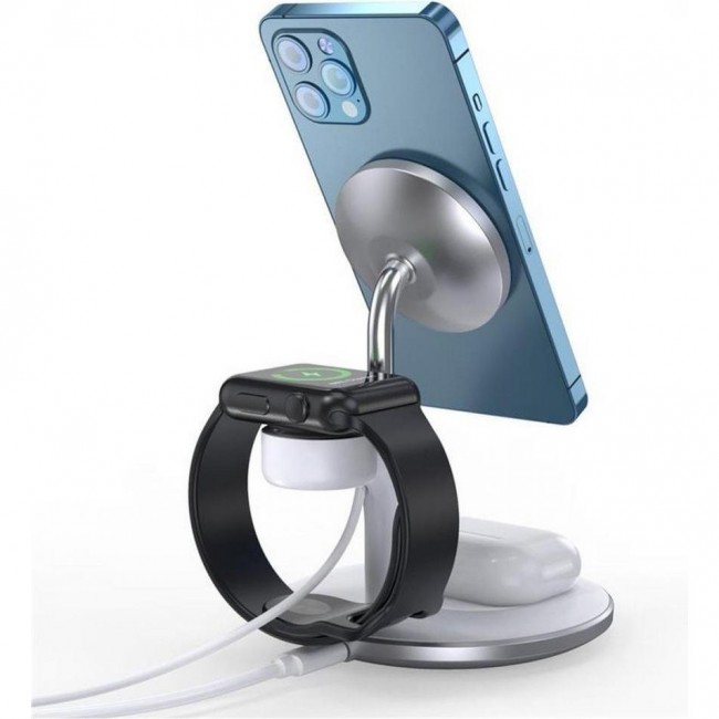 Choetech 3in1 Magnetic wireless charger station for iPhone (T586-F)