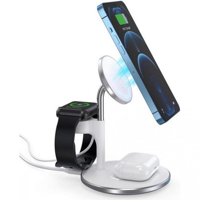 Choetech 3in1 Magnetic wireless charger station for iPhone (T586-F)
