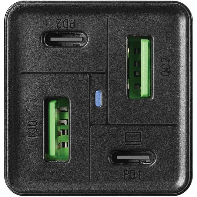 Sandberg 4-in-1 Charger 2xUSB-C 2xUSB-A 65W Black (441-45)