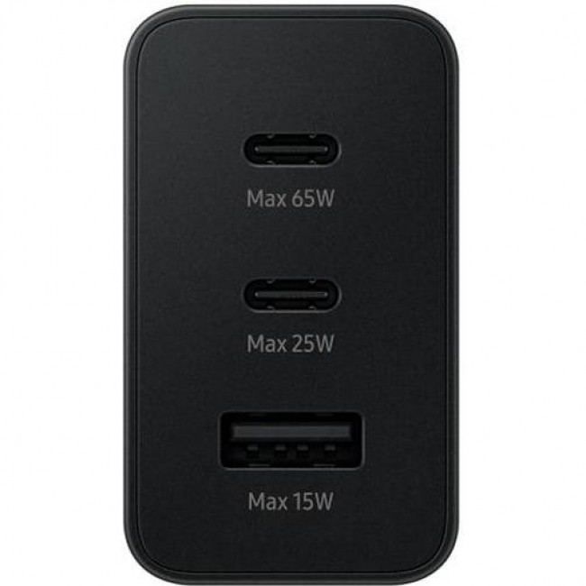 Samsung 65W Power Adapter Trio w/o cable Black (EP-T6530NBE)