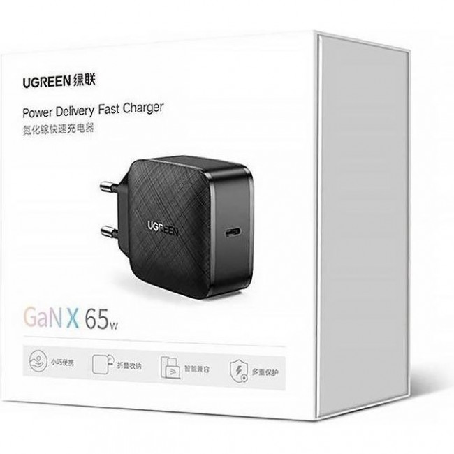 UGREEN 65W Type-C PD GaN Charger Black (70817)