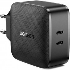 UGREEN 66W 2 x Type-C PD Charger Black (70867)