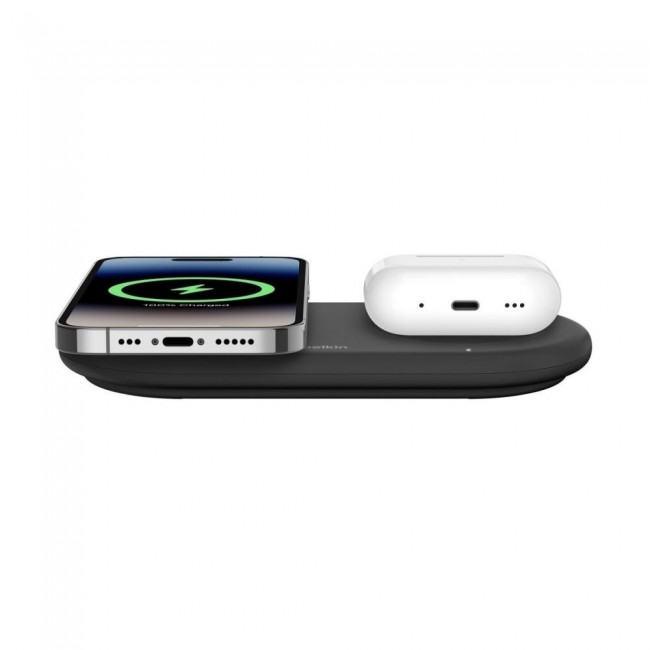 Belkin Boost Charge Pro 2-in-1 Qi2 15W Black (WIZ021VFBK)