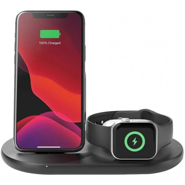 Belkin Boost Up 3-in-1 Wireless Charger Black (WIZ001VFBK)
