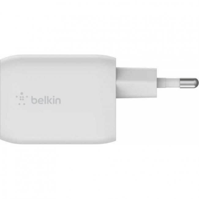 Belkin Boost Up Charge Pro GaN Dual USB-C Charger 65W White (WCH013VFWH)