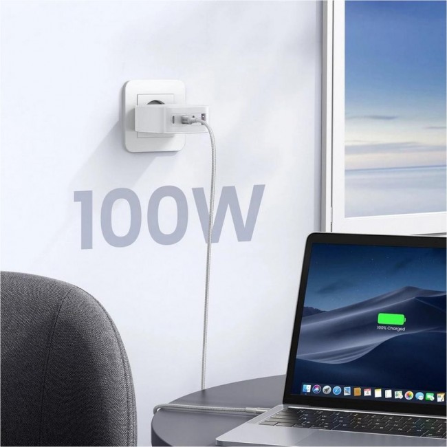UGREEN CD226 100W Wall Charger White (15337)