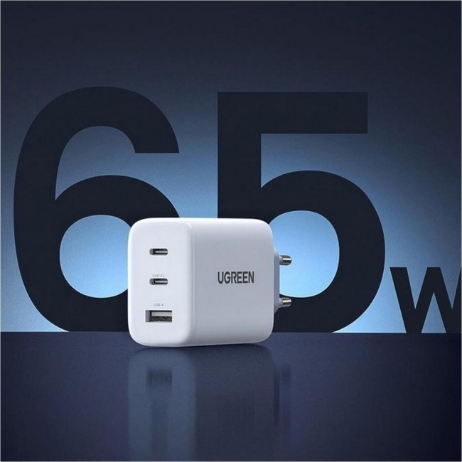 UGREEN CD275 65W Wall Charger White (90496)