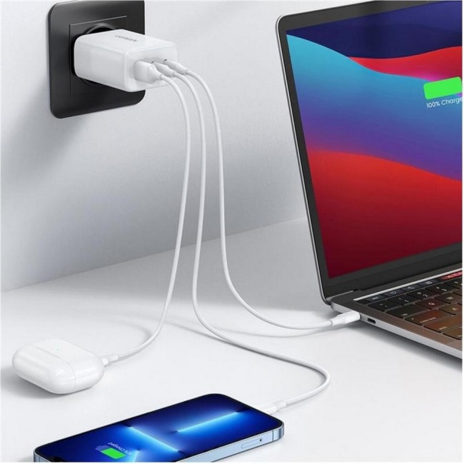 UGREEN CD275 65W Wall Charger White (90496)