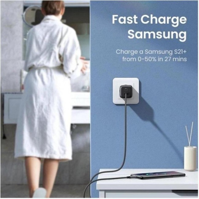 UGREEN CD294 Nexode 45W USB 2xType-C PD3.0 QC4.0 Charger Space Gray (90573)