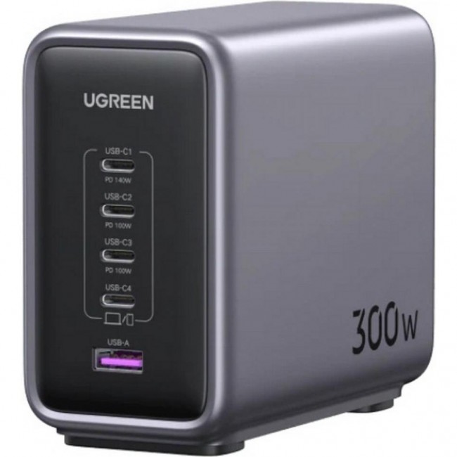 UGREEN CD333 Nexode 300W GaN Wall Charger Gray (90903B)