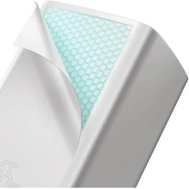 Baseus GaN2 Lite Quick Charger C+U 65W EU White (CCGAN2L-B02)