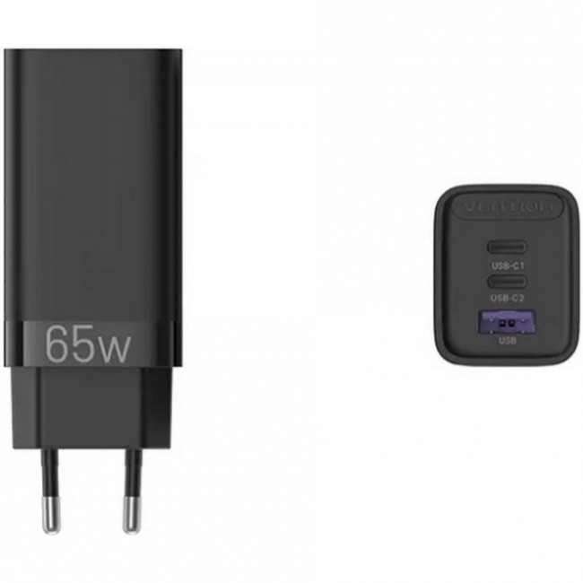 Vention GaN Fast Charging  65W Black (FEDB0-EU)