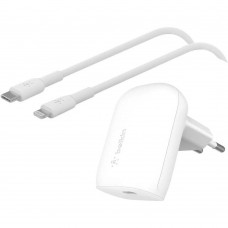 Belkin Home Charger 30W PD PPS USB-С - Lightning (WCA005VF1MWH-B5)