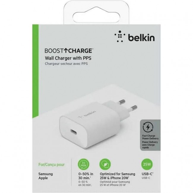 Belkin Home Charger USB-C (WCA004VFWH)