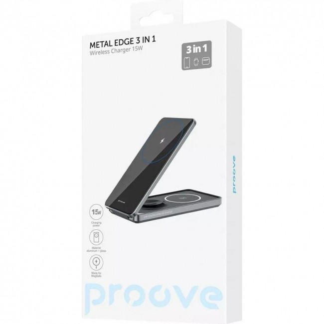 Proove Metal Edge 3in1 15W Gray (WSME15010003)