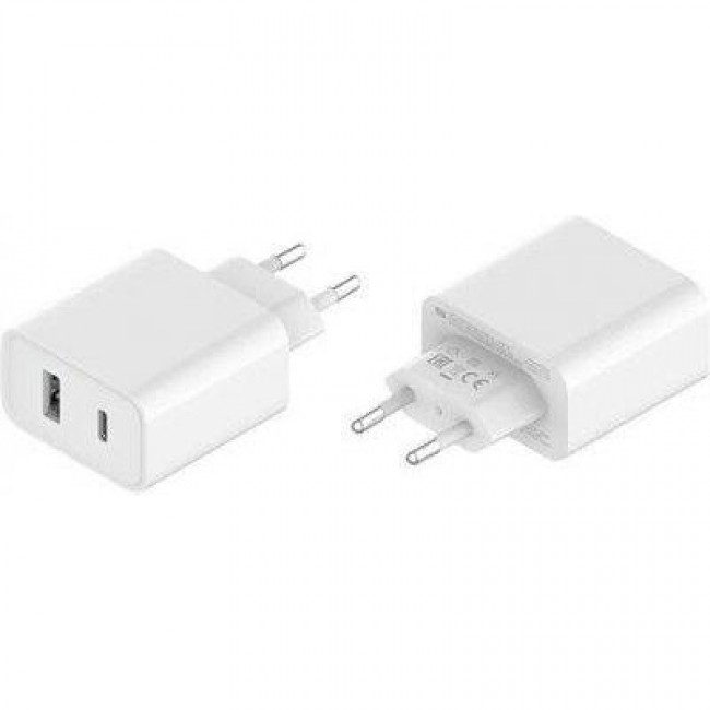 Xiaomi Mi 33W Wall Charger (Type-A+Type-C) EU White (BHR4996GL)
