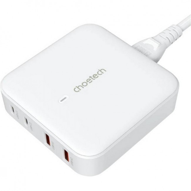 Choetech PD8008 100W Desktop GaN Charger White (PD8008-EU-WH)