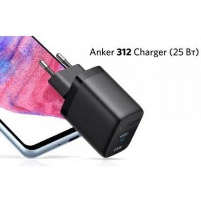 Anker PowerPort 312 - 25W USB-C Black (A2642G11)
