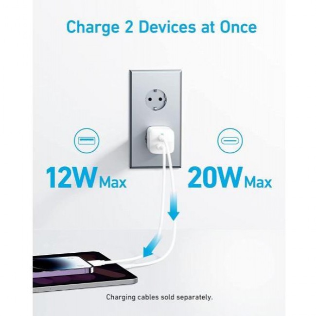 Anker PowerPort 323 White (A2331G21)
