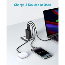 Anker PowerPort 336 67W PD, PiQ, QC3.0 Black (A2674G11)