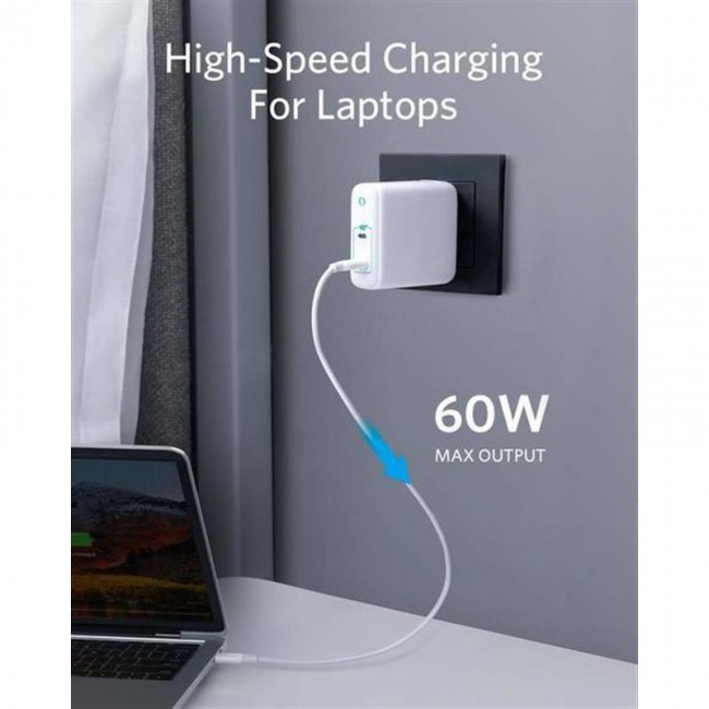 Anker PowerPort Atom III Duo White (A2629H21)