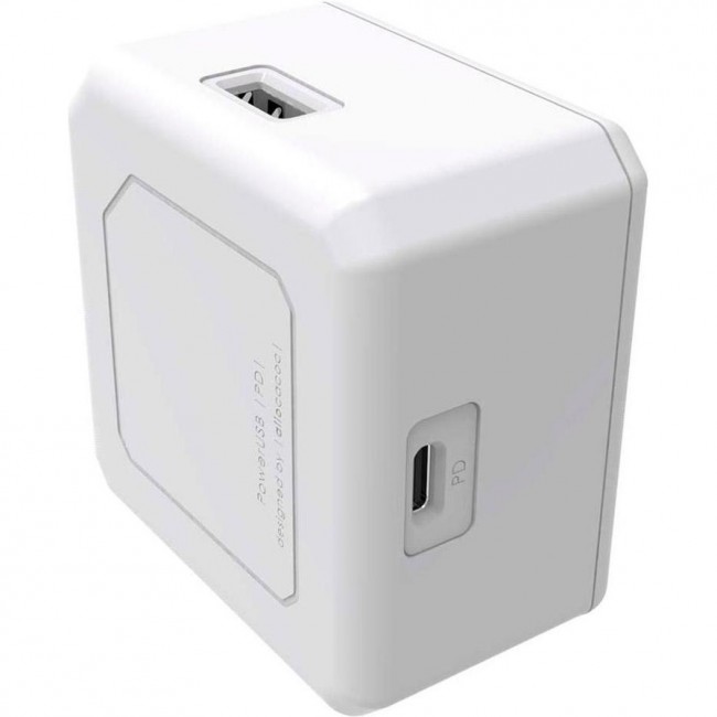 Allocacoc PowerUSB 2xUSB-A, 2XUSB-C, PD60W White (11111WT/EUPUPD)