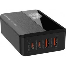 ColorWay Power Delivery GaN 2xUSB-A 2xUSB Type-C 100W Black (CW-CHS041PD-BK)